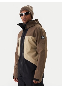 Quiksilver Kurtka snowboardowa Forever Stretch Goretex Jk EQYTJ03477 Brązowy Modern Fit ze sklepu MODIVO w kategorii Kurtki męskie - zdjęcie 188512749