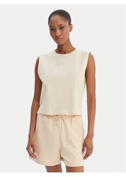 Reebok Top Erica RK25499CCW Beżowy Relaxed Fit ze sklepu MODIVO w kategorii Bluzki damskie - zdjęcie 188512755