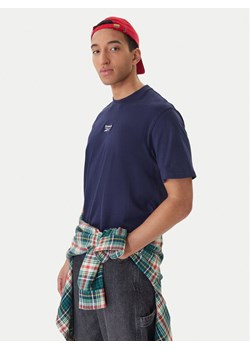 Reebok T-Shirt Branagan RK25561CCM Granatowy Regular Fit ze sklepu MODIVO w kategorii T-shirty męskie - zdjęcie 188512786