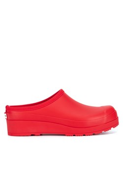 Hunter Kalosze WFF1002RMA-LRD Czerwony ze sklepu MODIVO w kategorii Klapki damskie - zdjęcie 188512787