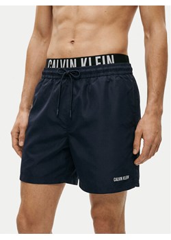 Calvin Klein Swimwear Szorty kąpielowe LV00N61015 Granatowy Regular Fit ze sklepu MODIVO w kategorii Kąpielówki - zdjęcie 188512807
