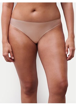 Chantelle Stringi Soft Stretch C11DG9 Beżowy ze sklepu MODIVO w kategorii Majtki damskie - zdjęcie 188512889
