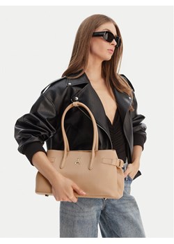 Patrizia Pepe Torebka 8B0305/L162 Beżowy ze sklepu MODIVO w kategorii Kuferki - zdjęcie 188512905