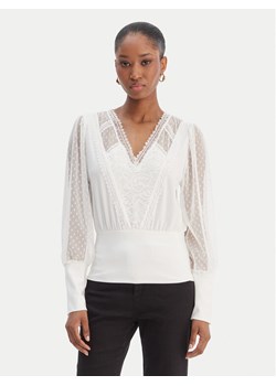 Morgan Bluzka 251-TAGADO Biały Regular Fit ze sklepu MODIVO w kategorii Bluzki damskie - zdjęcie 188512937