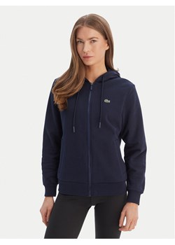 Lacoste Bluza SF5256 Granatowy Regular Fit ze sklepu MODIVO w kategorii Bluzy damskie - zdjęcie 188512975