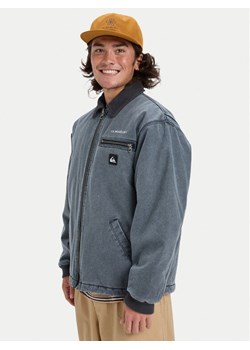 Quiksilver Kurtka jeansowa Shaper Pad EQYJK04174 Szary Regular Fit ze sklepu MODIVO w kategorii Kurtki męskie - zdjęcie 188512995