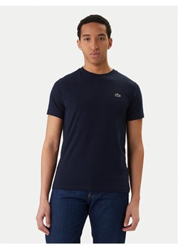 Lacoste T-Shirt TH0003 Granatowy Regular Fit ze sklepu MODIVO w kategorii T-shirty męskie - zdjęcie 188513236