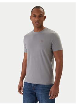 Napapijri T-Shirt Salis NP0A4H8D Szary Regular Fit ze sklepu MODIVO w kategorii T-shirty męskie - zdjęcie 188513269