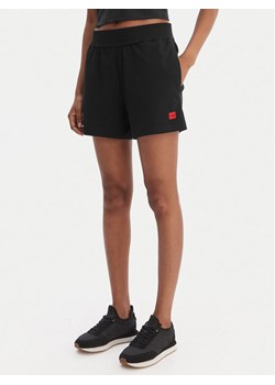 HUGO Szorty sportowe Signature 50556815 Czarny Regular Fit ze sklepu MODIVO w kategorii Szorty - zdjęcie 188513289