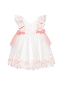 Abel & Lula Sukienka elegancka 5006 Biały Regular Fit ze sklepu MODIVO w kategorii Sukienki dziewczęce - zdjęcie 188513437