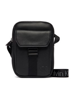 Calvin Klein Saszetka Webbing Strap Slim Reporter LV04D3281G Czarny ze sklepu MODIVO w kategorii Torby męskie - zdjęcie 188513439