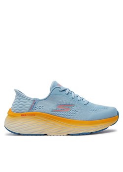 Skechers Buty do biegania Max Cushioning Elite 2.0 129626/BLOR Niebieski ze sklepu MODIVO w kategorii Buty sportowe damskie - zdjęcie 188513449