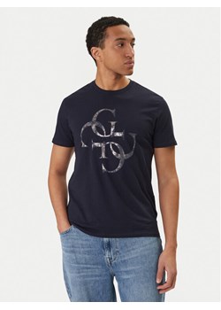 Guess T-Shirt M6RI03 I3Z14 Granatowy Regular Fit ze sklepu MODIVO w kategorii T-shirty męskie - zdjęcie 188513488