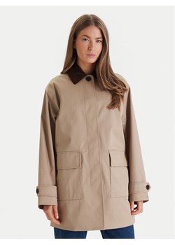 Tommy Hilfiger Płaszcz przejściowy 2-In-1 WW0WW47765 Beżowy Regular Fit ze sklepu MODIVO w kategorii Płaszcze damskie - zdjęcie 188513597