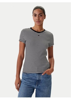 Tommy Jeans T-Shirt Essential DW0DW17383 Czarny Slim Fit ze sklepu MODIVO w kategorii Bluzki damskie - zdjęcie 188513616