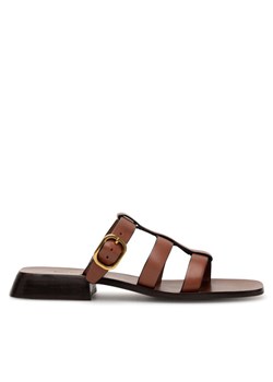 Gino Rossi Klapki MALI-112791 Brązowy ze sklepu MODIVO w kategorii Klapki damskie - zdjęcie 188513889