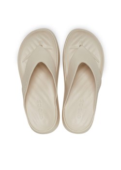 Crocs Japonki Getaway Platform Flip 209410 Beżowy ze sklepu MODIVO w kategorii Klapki damskie - zdjęcie 188513956