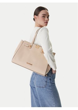 LOVE MOSCHINO Torebka JC4124PP1OLM0110 Écru ze sklepu MODIVO w kategorii Torby Shopper bag - zdjęcie 188513976