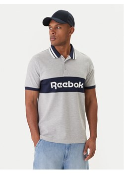 Reebok Polo Arter RK25548CCM Szary Regular Fit ze sklepu MODIVO w kategorii T-shirty męskie - zdjęcie 188514018