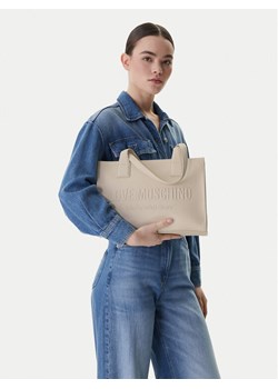 LOVE MOSCHINO Torebka JC4045PP1OLE0110 Écru ze sklepu MODIVO w kategorii Torebki damskie - zdjęcie 188514035