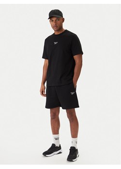 Reebok Komplet t-shirt i spodenki Baz RK25609CCM Czarny Regular Fit ze sklepu MODIVO w kategorii Spodenki męskie - zdjęcie 188514057