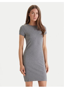 Calvin Klein Jeans Sukienka codzienna LV047B266G Szary Slim Fit ze sklepu MODIVO w kategorii Sukienki - zdjęcie 188514205