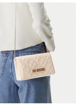 LOVE MOSCHINO Torebka JC4079PP1OLA0110 Écru ze sklepu MODIVO w kategorii Kopertówki - zdjęcie 188514215
