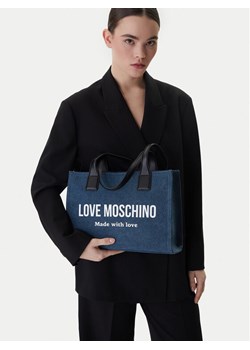 LOVE MOSCHINO Torebka JC4056PP1OLG170A Niebieski ze sklepu MODIVO w kategorii Kuferki - zdjęcie 188514278