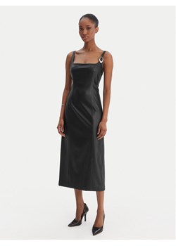 HUGO Sukienka z imitacji skóry Kattarina-1 50553546 Czarny Slim Fit ze sklepu MODIVO w kategorii Sukienki - zdjęcie 188514306