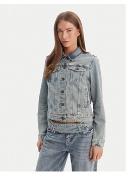 Guess Jeans Kurtka jeansowa W6RN55 D5M4I Niebieski Regular Fit ze sklepu MODIVO w kategorii Kurtki damskie - zdjęcie 188514356