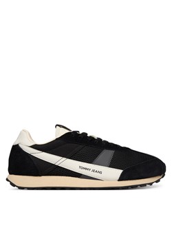 Tommy Jeans Sneakersy Retro Runner Archive Open Mesh EM0EM01715 Czarny ze sklepu MODIVO w kategorii Buty sportowe męskie - zdjęcie 188514396
