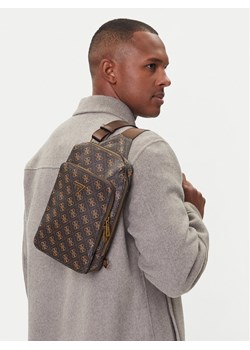 Guess Saszetka HMMILO P5226 Brązowy ze sklepu MODIVO w kategorii Torby męskie - zdjęcie 188514479