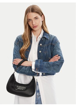 Tommy Jeans Torebka Tjw Bold Script Shoulder Bag AW0AW17895 Czarny ze sklepu MODIVO w kategorii Torebki damskie - zdjęcie 188514566