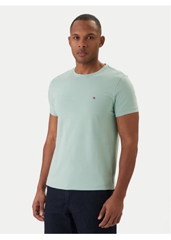 Tommy Hilfiger T-Shirt MW0MW10800 Zielony Slim Fit ze sklepu MODIVO w kategorii T-shirty męskie - zdjęcie 188514596