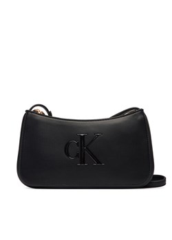 Calvin Klein Torebka Bold Ck Mini Bag LV04F1125G Czarny ze sklepu MODIVO w kategorii Listonoszki - zdjęcie 188514608