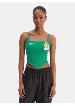 adidas Top Mexico Reconstructed Bringback KE2300 Zielony Slim Fit ze sklepu MODIVO w kategorii Bluzki damskie - zdjęcie 188514655