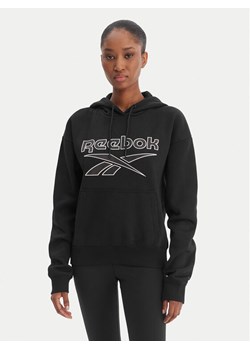 Reebok Bluza Cali RK25174CCW Czarny Regular Fit ze sklepu MODIVO w kategorii Bluzy damskie - zdjęcie 188514679