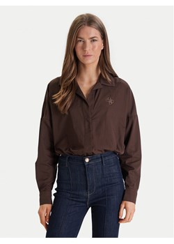Guess Body W6RH61 WJ782 Brązowy Regular Fit ze sklepu MODIVO w kategorii Bluzki damskie - zdjęcie 188514685