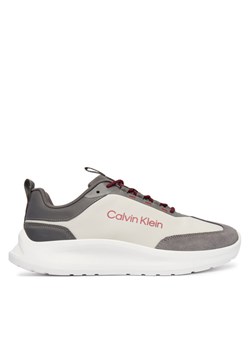 Calvin Klein Sneakersy Light Eva Runner HM0HM02241 Szary ze sklepu MODIVO w kategorii Buty sportowe męskie - zdjęcie 188514839