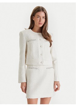 Guess Marynarka W6RL54 WJ632 Écru Regular Fit ze sklepu MODIVO w kategorii Marynarki damskie - zdjęcie 188514918