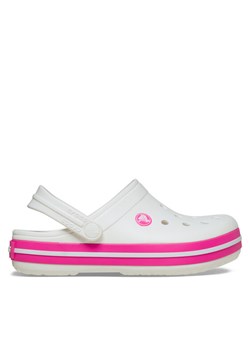 Crocs Klapki Crocband Clog T 207005 Biały ze sklepu MODIVO w kategorii Klapki dziecięce - zdjęcie 188515157