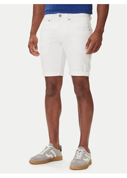 Petrol Industries Szorty jeansowe M-ROS-SHO005 Biały Slim Fit ze sklepu MODIVO w kategorii Spodenki męskie - zdjęcie 188515296