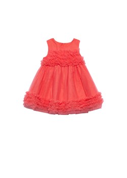 Abel & Lula Sukienka elegancka 5014 Pomarańczowy Regular Fit ze sklepu MODIVO w kategorii Sukienki dziewczęce - zdjęcie 188515306