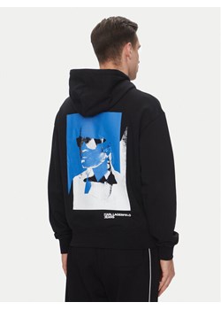 Karl Lagerfeld Jeans Bluza A2M20030 Czarny Relaxed Fit ze sklepu MODIVO w kategorii Bluzy męskie - zdjęcie 188515317