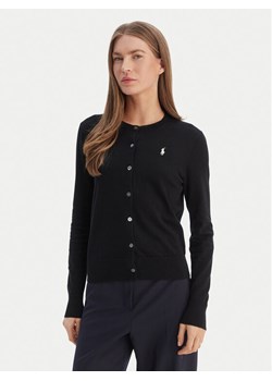 Polo Ralph Lauren Kardigan 211971871005 Czarny Slim Fit ze sklepu MODIVO w kategorii Swetry damskie - zdjęcie 188515378