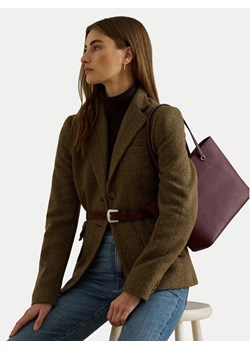 LAUREN RALPH LAUREN Torebka 431924351026 Bordowy ze sklepu MODIVO w kategorii Torby Shopper bag - zdjęcie 188515569