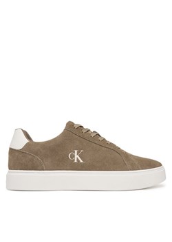 Calvin Klein Sneakersy Classic Cupsole Laceup Su YM0YM01434 Zielony ze sklepu MODIVO w kategorii Buty sportowe męskie - zdjęcie 188515608