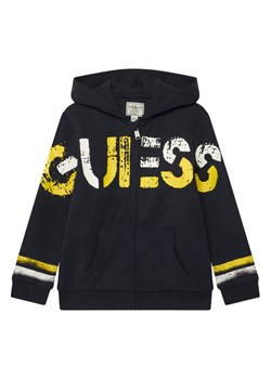 Guess Bluza N6RQ07 KCCH0 Granatowy Regular Fit ze sklepu MODIVO w kategorii Bluzy chłopięce - zdjęcie 188515776