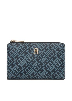 Tommy Hilfiger Portfel Th Icon Bifold Wallet Monoplay AW0AW18594 Granatowy ze sklepu MODIVO w kategorii Portfele damskie - zdjęcie 188515807