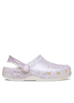 Crocs Klapki Classic Fantasy Glitter Clog K 212561 Biały ze sklepu MODIVO w kategorii Klapki dziecięce - zdjęcie 188515816